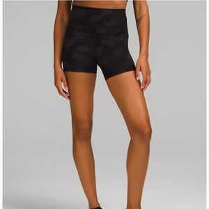 Lululemon wunder train high rise short 4”